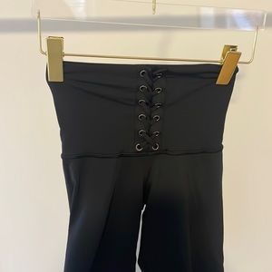 STRUT THIS X WE WORE WHAT LEGGING COLLAB SIZE XS WITH TIE DETAIL